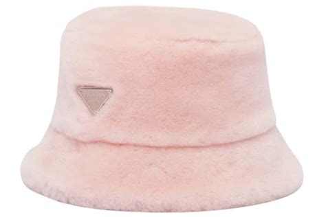 Orchid Pink Shearling Bucket Hat 